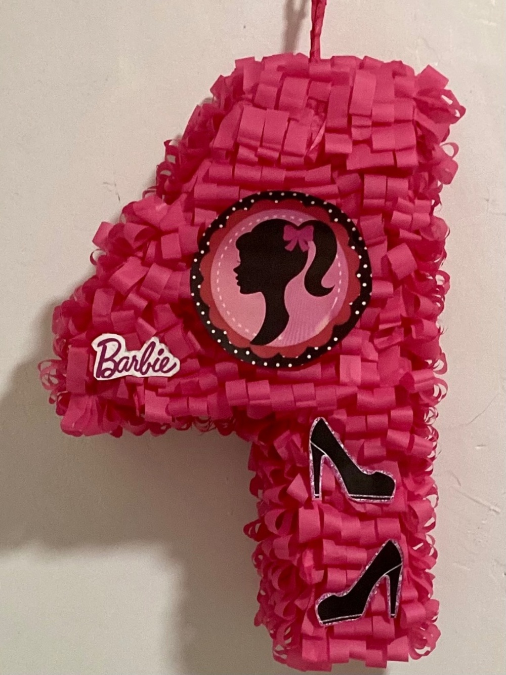 Barbie Number 4 Pinata